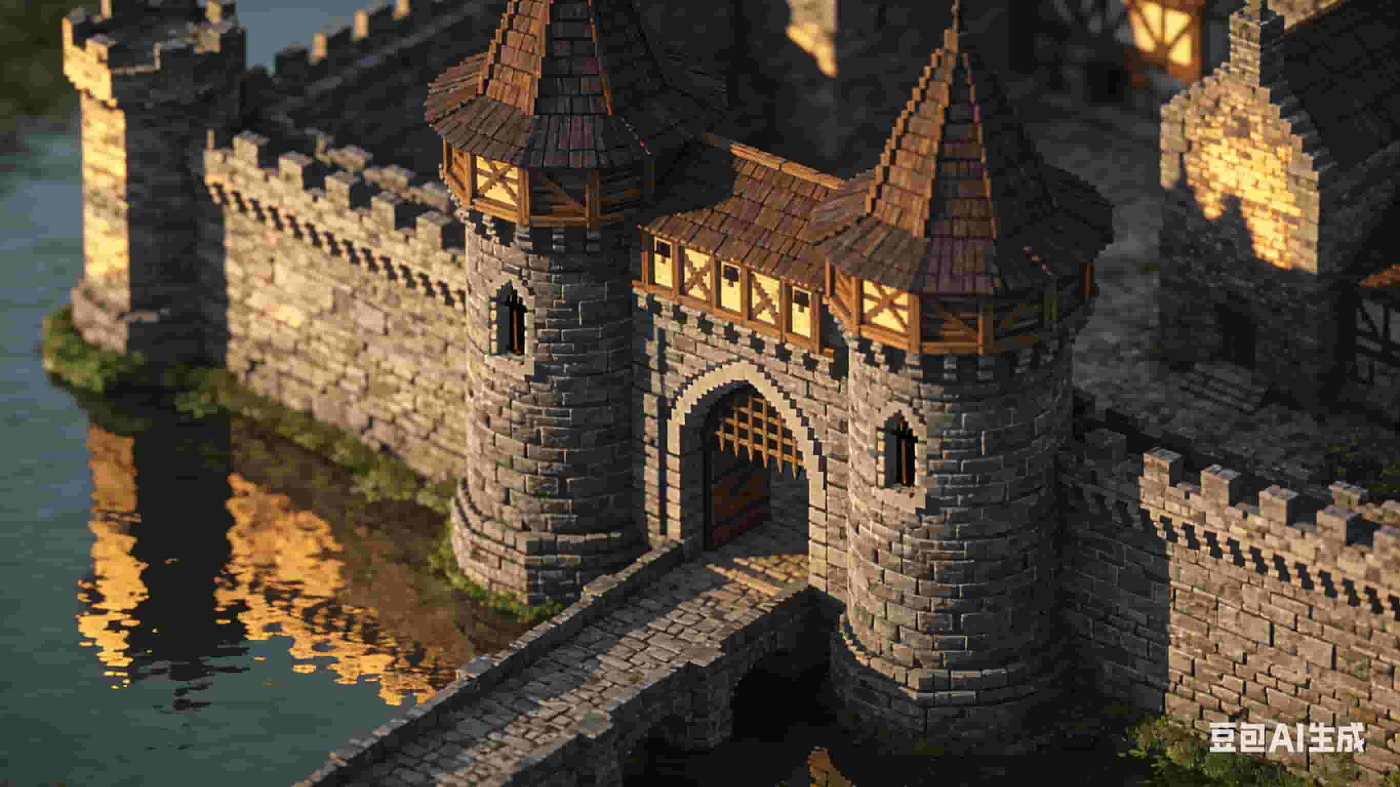 中世纪石质城堡